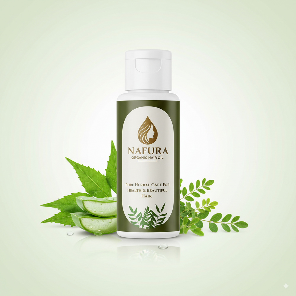 Nafura Hair Oil for Hair Growth & Hair Fall Control in Pakistan – 100% Natural Herbal Oil