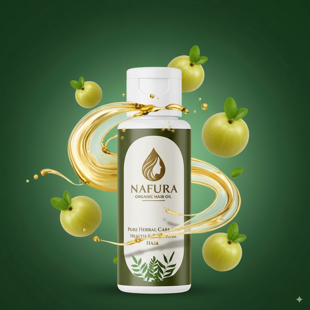 Nafura Hair Oil for Hair Growth & Hair Fall Control in Pakistan – 100% Natural Herbal Oil